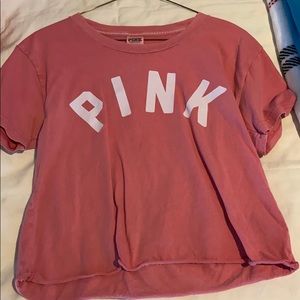 Pink crop top